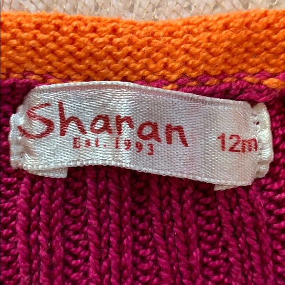 HANDMADE girls knit dress with matching hat - Picture 4 of 6